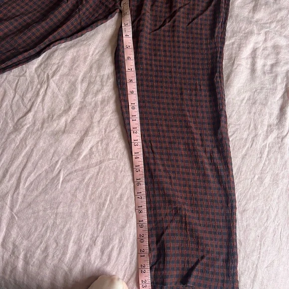 Gingham plaid trousers - Picture 6 of 9